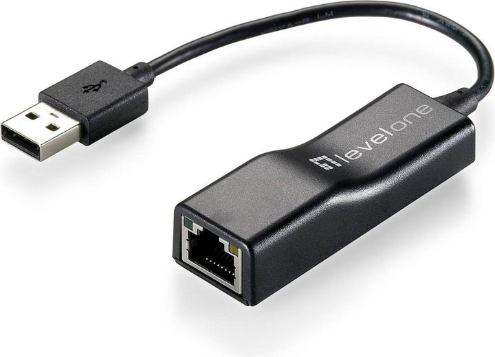Produktbild LevelOne Netzwerkadapter USB-0301 2.0 10 (USB 2.0, RJ45 (1x))