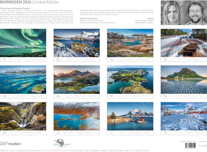 Produktbild Zwerger-Schoner:Norwegen Exklusivkalend (Spezial)