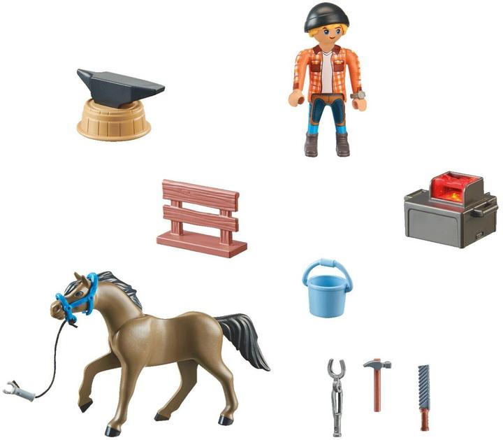 Image du produit Playmobil Hufschmied Ben & Achilles (71357, Playmobil Chevaux de la cascade)