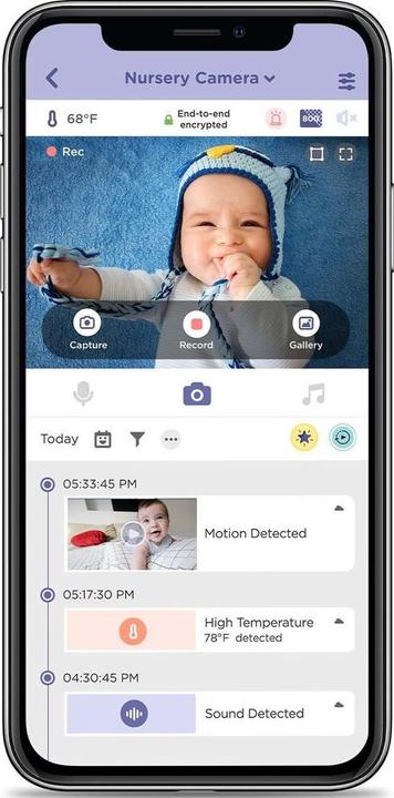 Actual product image Hubble Connected Nursery Pal Connect (Baby Monitor Audio, 300 m)