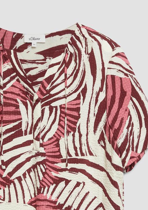 Immagine prodotto s.Oliver Strukturierte Viskosemix-Bluse mit All-over-Print (48)