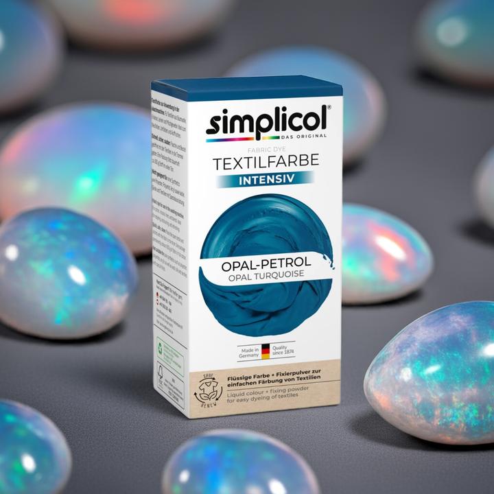 Produktbild Mondex SIMPLICOL Stofffarbe INTENSIV OPAL-PETROL 560g (Flüssigwaschmittel)