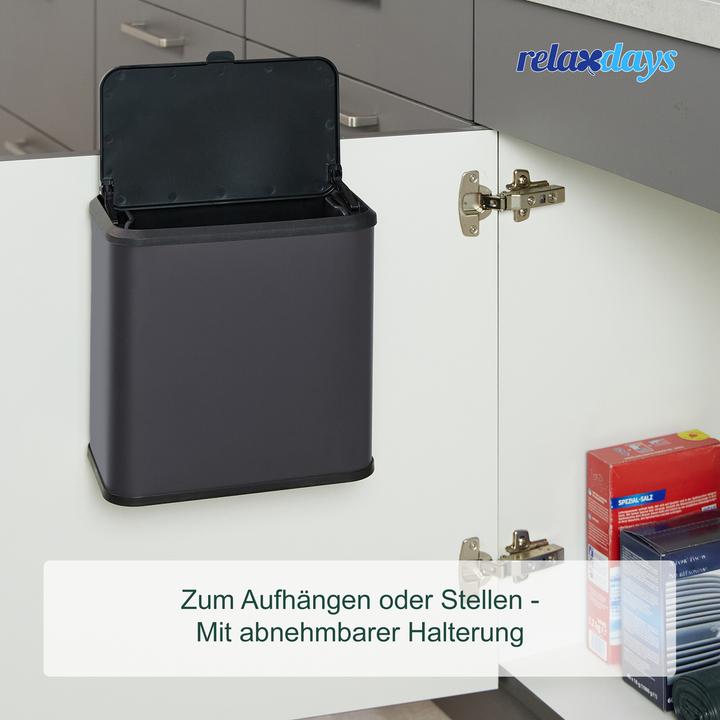 Produktbild Relaxdays Matter Mülleimer 5 L (5 l)