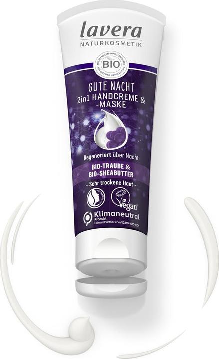 Produktbild Lavera Handcreme & -maske 2in1 Gute Nacht Creme (75 ml)