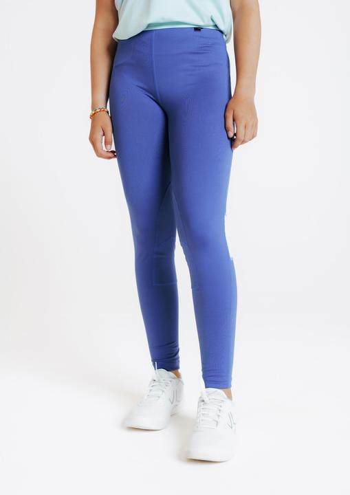 Image du produit Fouganza Legging équitation léger Enfant - 100 Bleu Comète / Vert Céladon (116)