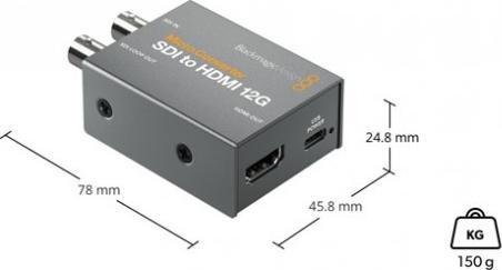Actual product image Blackmagic Micro Converter SDI to HDMI 12 PSU