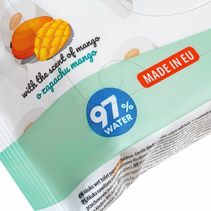 Produktbild Akuku A0030 FEUCHTES TOILETTENPAPIER 50 STÜCK