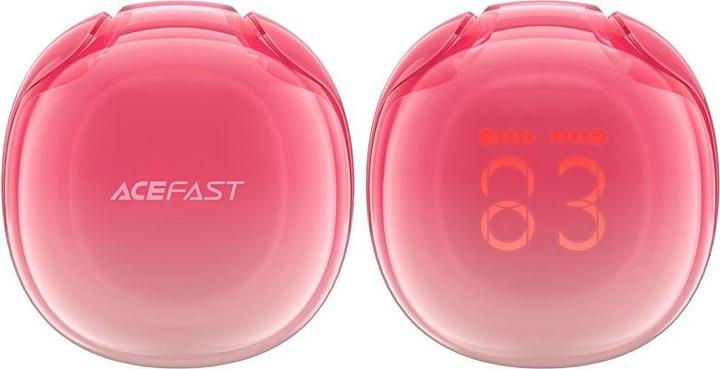 Image du produit Acefast Écouteurs TWS T9, Bluetooth 5.3, IPX4 (rouge pomelo) (6.50 h, Sans fil)