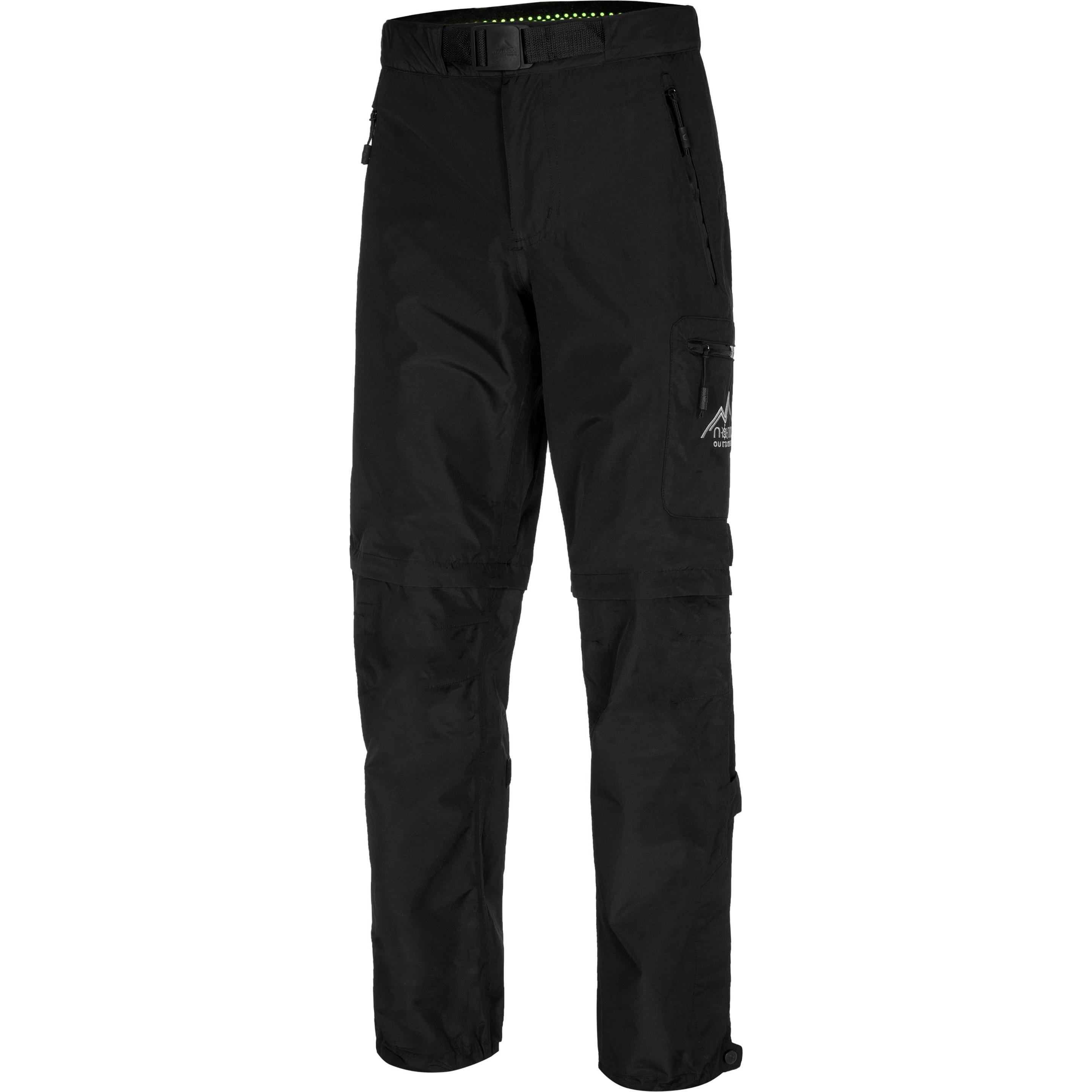Thumbnail - Normani, Herren, Outdoorhose, Regenhose Réunion (L), Schwarz, L