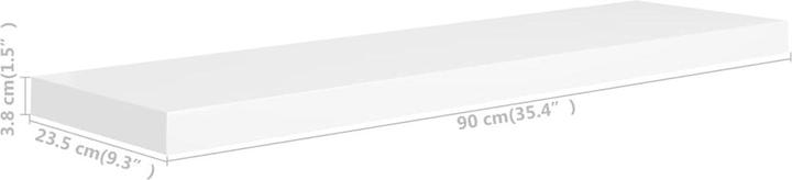 Actual product image vidaXL Wandregal (23.50 x 90 x 4 cm)