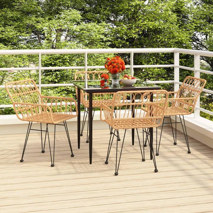 Produktbild vidaXL Garten Essgruppe (80 x 80 x 74 cm)