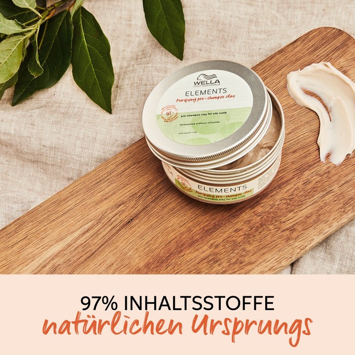 Immagine prodotto Wella Elements Purifying Pre-Shampoo Clay 225 (225 ml, Shampoo liquido)