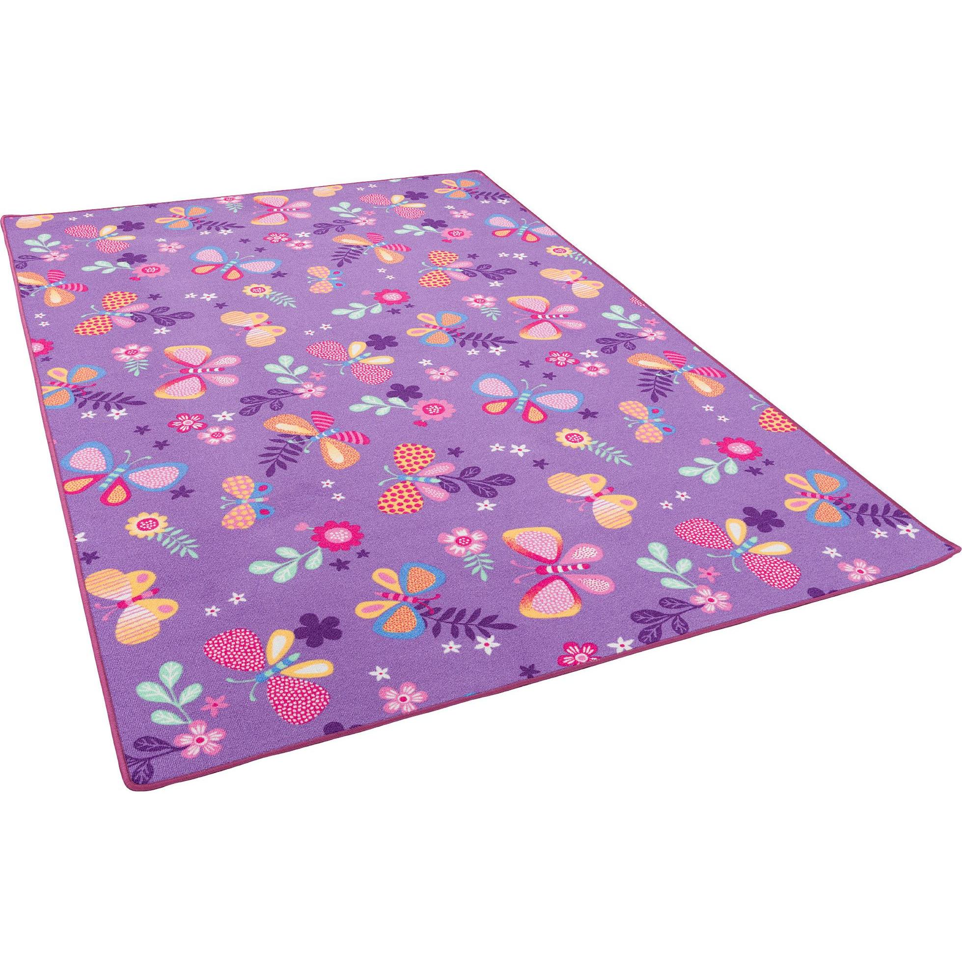 Snapstyle, Spielteppich + Spielmatte, Kinder Spiel Teppich Schmetterling (100 x 300 cm)