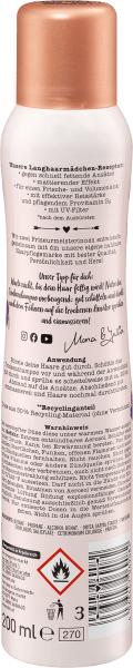 Immagine prodotto dm Langhaarmädchen Freschezza pura (200 ml, Shampoo secco)