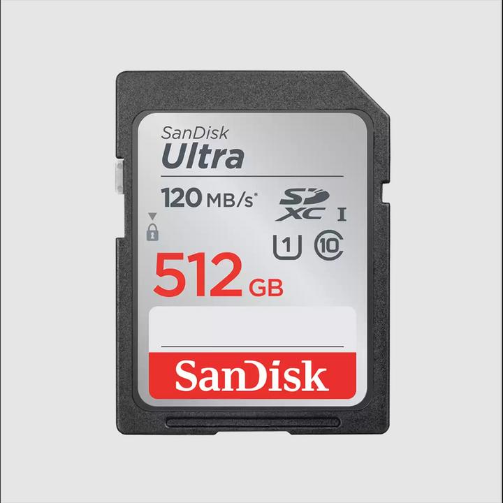 Productafbeelding SanDisk Ultra (512 GB, SDXC, U1, UHS-I)