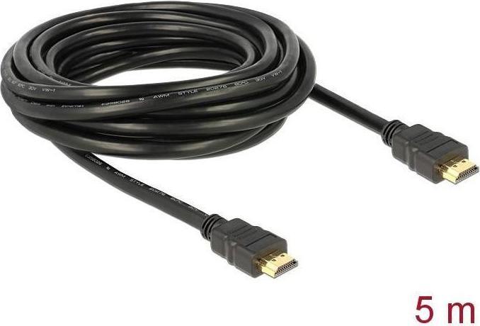 Productafbeelding Delock HDMI (Type A) - HDMI (Type A) (5 m, HDMI)