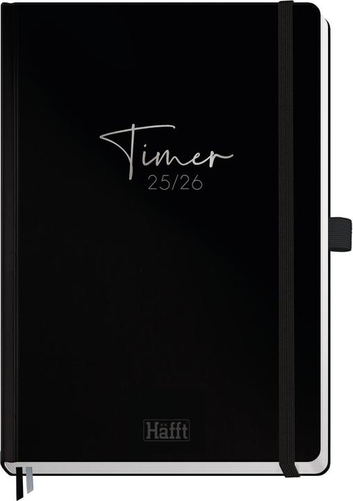 Actual product image Timer Deluxe A5 'Black Edition' 2025/2026 (15 x 21 cm, German)