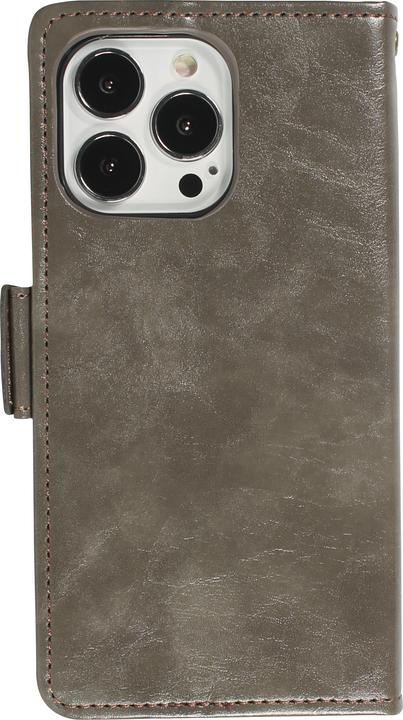 Immagine prodotto PhoneLook Etui cuir Flip Wallet en cuir véritable avec stripe design et compartiment à cartes (Apple iPhone 13 Pro Max)