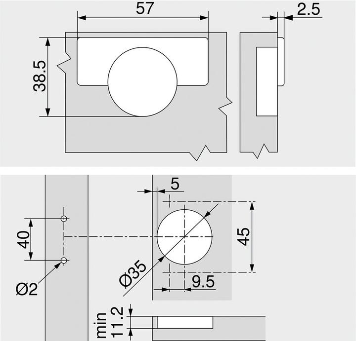 Actual product image Blum Pot band