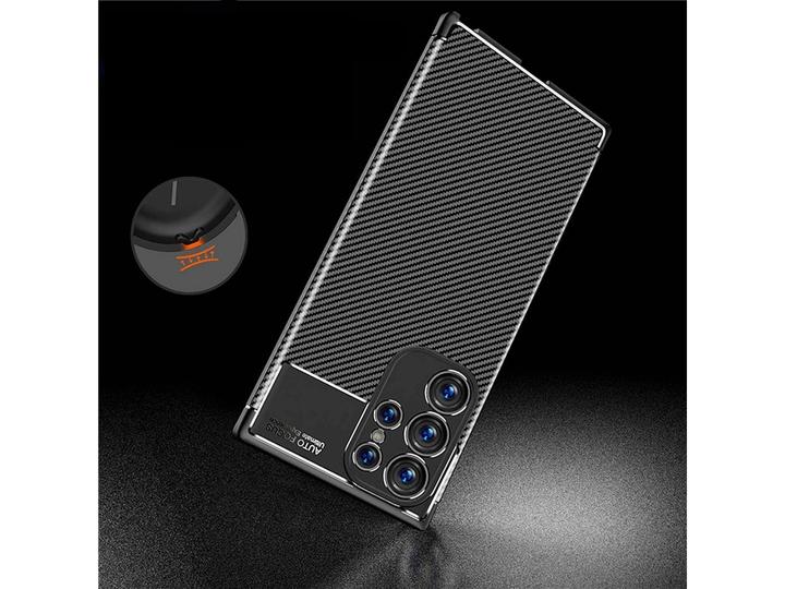 Produktbild Screenguard Carbon Design TPU Case (Samsung Galaxy S23 Ultra)