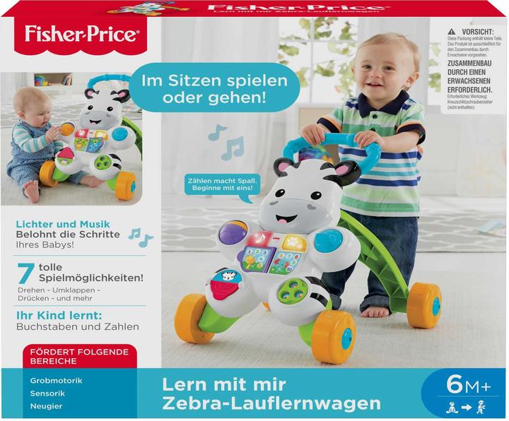 Produktbild Fisher-Price Lern mit mir - Zebra Lauflernwagen