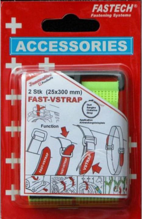 Fastech Velcro en couleurs vives (Trou de câble, 30 cm)