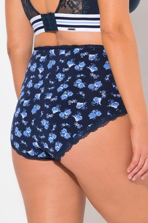 Immagine prodotto Ulla Popken Maxi slip in confezione da tre con orli con pizzo (42, 44, confezione da 3)