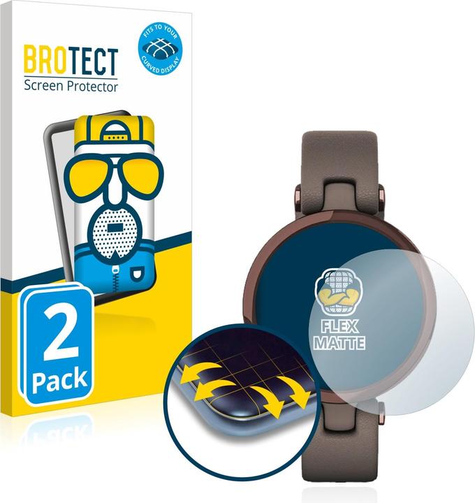 Produktbild BROTECT Full-Cover Displayschutz Matt (Lily)