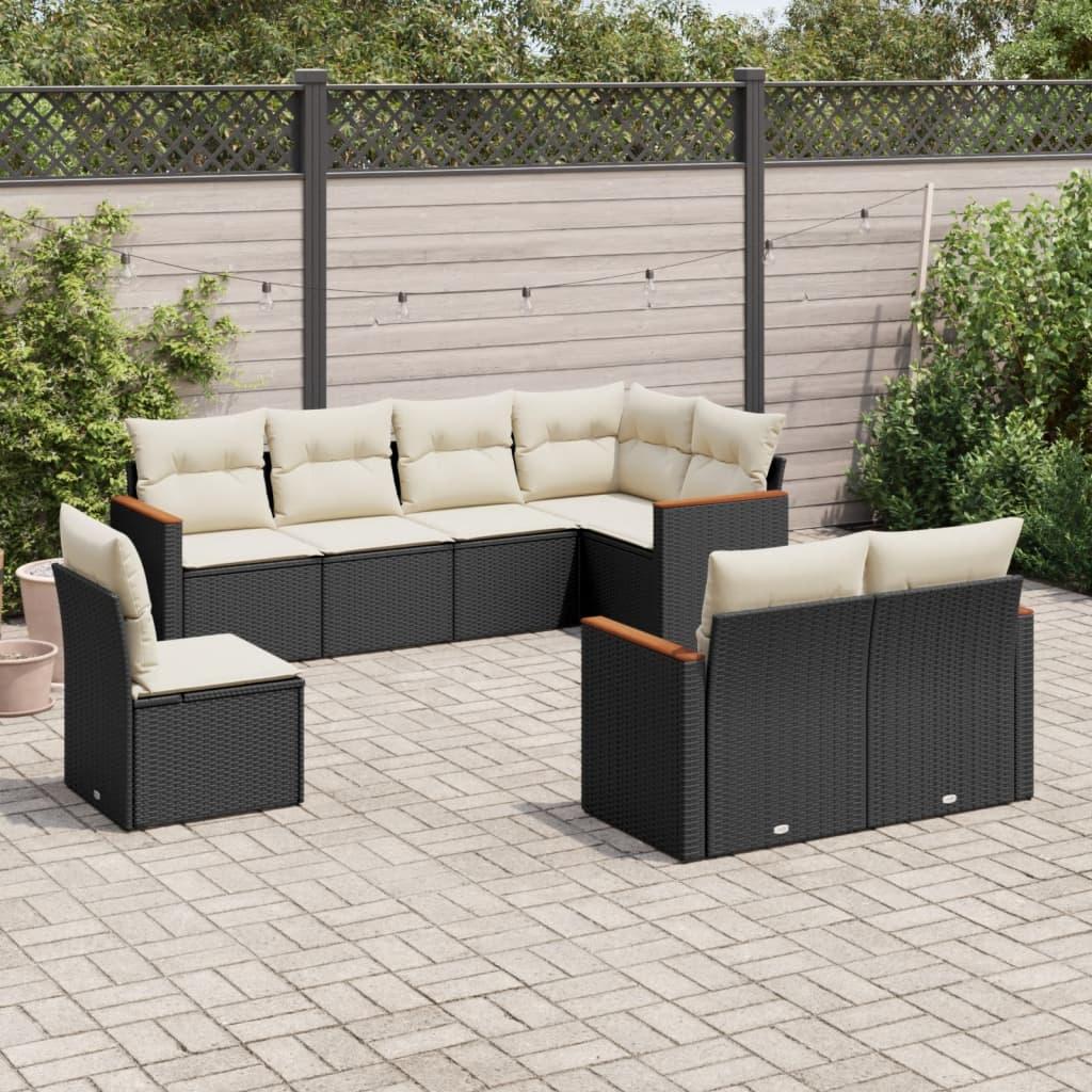 Thumbnail - VidaXL, Gartenlounge, 10-tlg. Garten-Lounge-Set mit Kissen