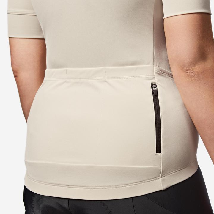 Image du produit Van rysel Maillot vélo route manches courtes été regular femme - beige (XL)