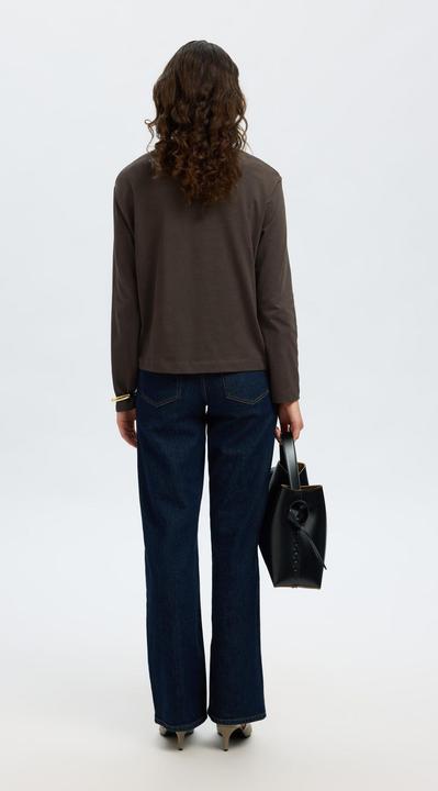 Produktbild Selected Femme Langärmeliges Boxy T-Shirt (L)