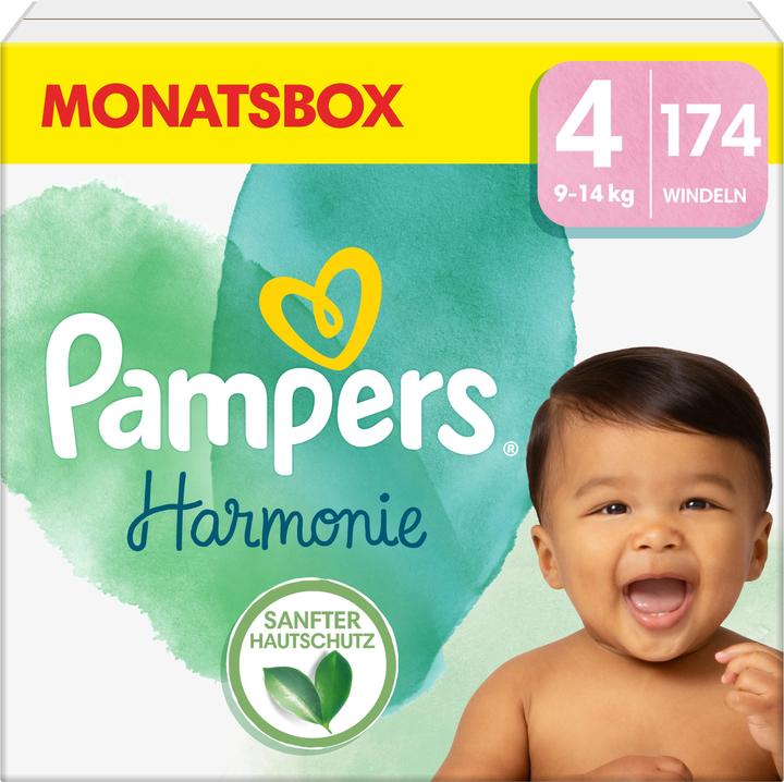 Produktbild Pampers Harmonie (Gr. 4, Monatsbox, 174 Stück)
