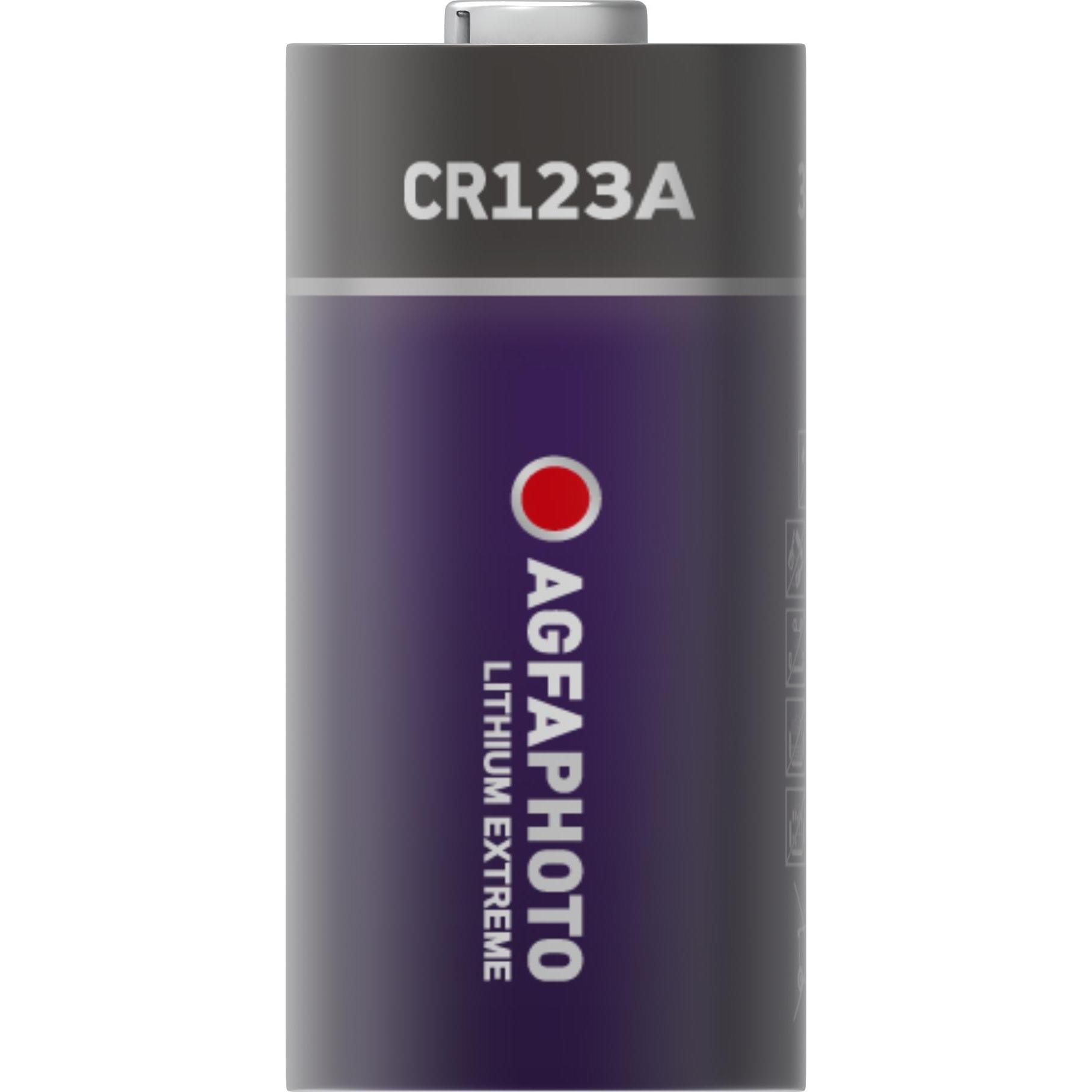 AGFAPHOTO Lithium CR 123 A (1 Stk., CR123A, 1300 mAh), Batterien + Akkus