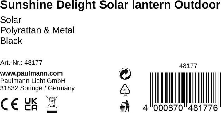 Nährwerte und Zutaten Pauleen Sunshine Delight (24 x 24 x 26 cm, 1 x)