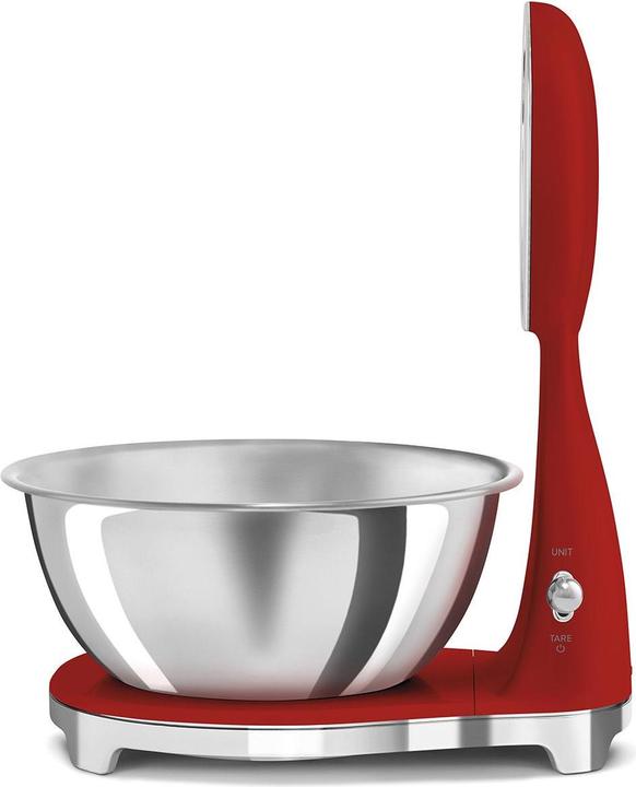 Productafbeelding Smeg KSF01RDWW Keukenweegschaal, rood