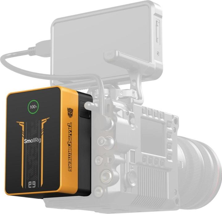 Actual product image SmallRig 5527 VB99 Pro mini V Mount Battery (BumbleBee Edition) (Camera battery)