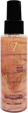 Image du produit W7 Ready Set Glow Makeup Setting Spray Shimmer Finish Rose Gold (Or rose)