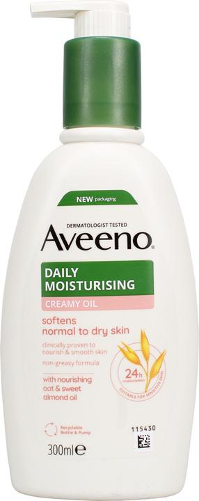 Actual product image Aveeno Moisturising Creamy Oil 300ml (Body lotion, 300 ml)