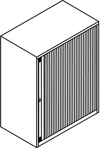 Produktbild Bisley Euro-Rollladenschrank (80 x 43 x 103 cm)