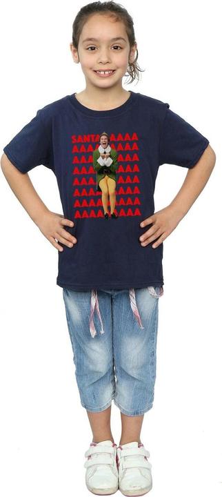 Produktbild Elf Buddy Santa Scream TShirt Mädchen (140, 146)