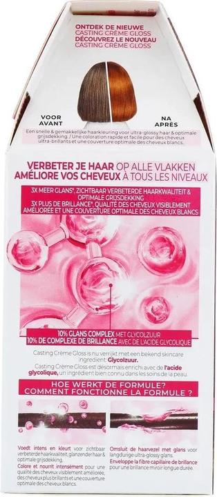 Actual product image L'Oréal Paris L'Oreal Paris Casting Crème Gloss 734 - Golden Copper Blonde Hair Dye (734 Golden Copper Blonde)