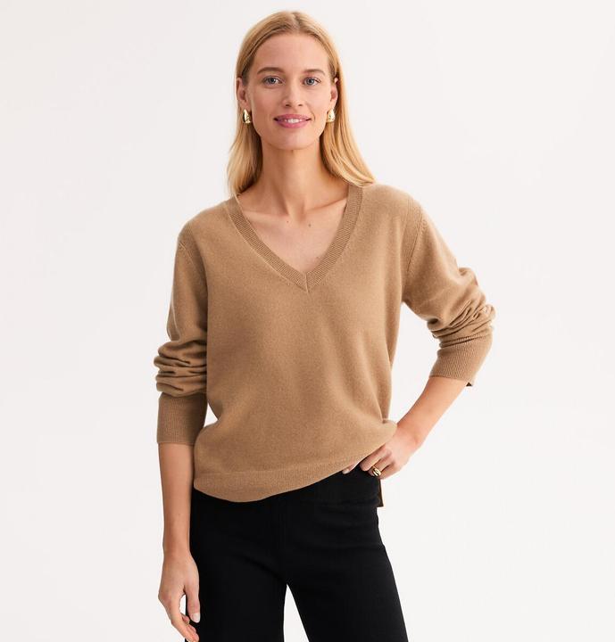 Immagine prodotto Anne Weyburn Kaschmirpullover mit V-Ausschnitt aus Feinstrick (M)