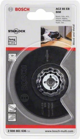 Produktbild Bosch Professional Zubehör HCS Tauchsägeblatt AIZ 32 EPC Wood, 50 x 32 mm, 1er-Pack