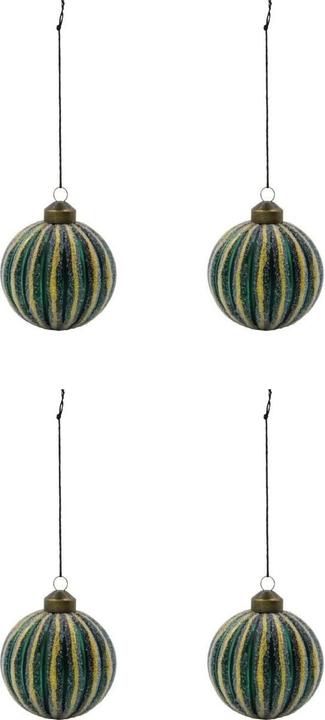 House Doctor Christmas ornaments, HDFrost, Green (4x)