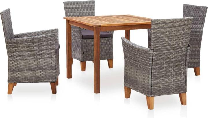 Produktbild vidaXL Gartentisch und Gartenstuhl (90 x 90 x 74 cm)