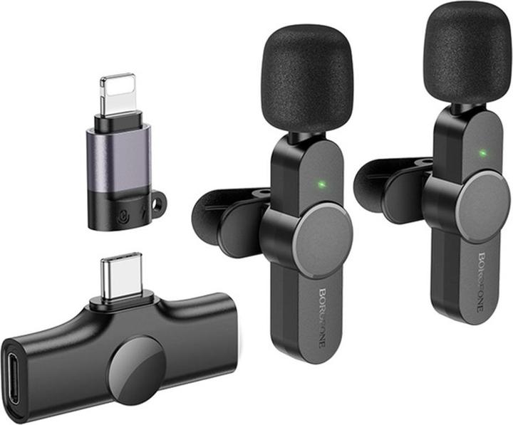 Image du produit Borofone BFK12 Trophy, USB-C / Lightning, 2-Pack, Noir