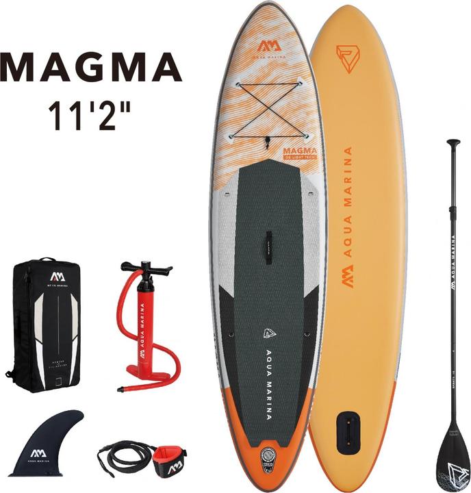 Actual product image Aqua Marina All-Around SUP Board 340x84cm zip backpack Double Action Pump LIQUID AIR Padd (11'2")