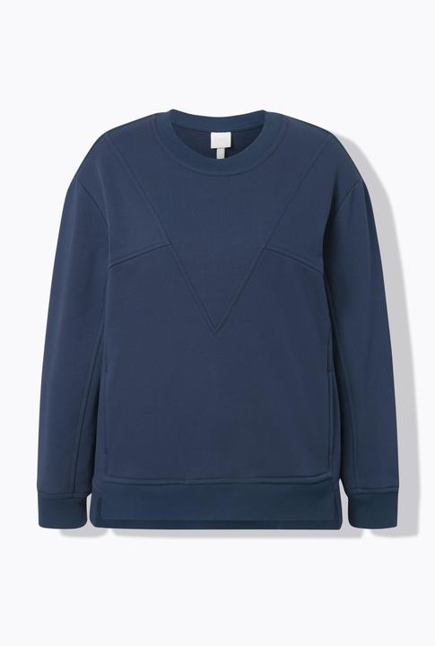 Produktbild Ulla Popken Sweatshirt, Patchlook, Rundhals, Langarm (42, 44)