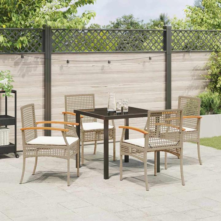 Produktbild vidaXL Garten Essgruppe (80 x 80 x 73 cm)