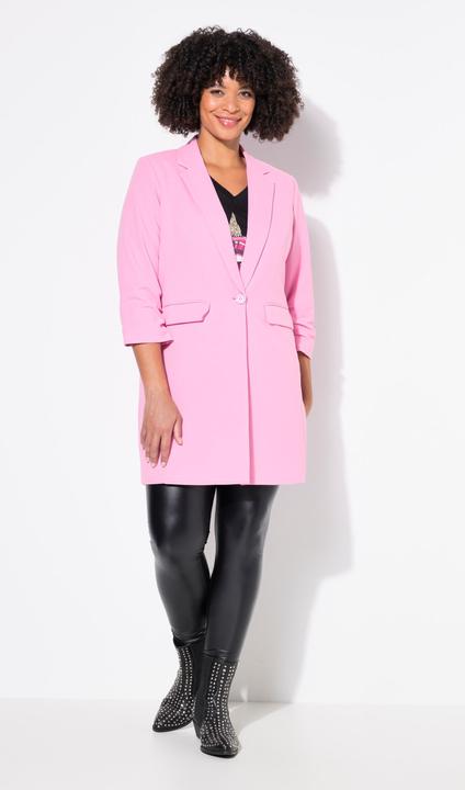Actual product image Angel of Style Long-Blazer, Komfort Fit, 3/4-Ärmel mit gekräuseltem Abschluss (52)